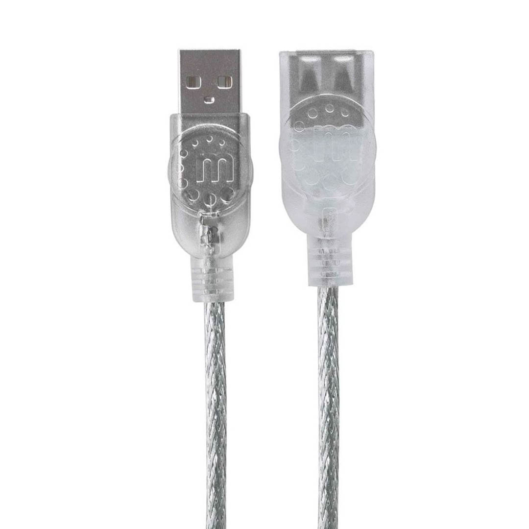 336314 كابل تطويل USB - متر 1.8 - فضي