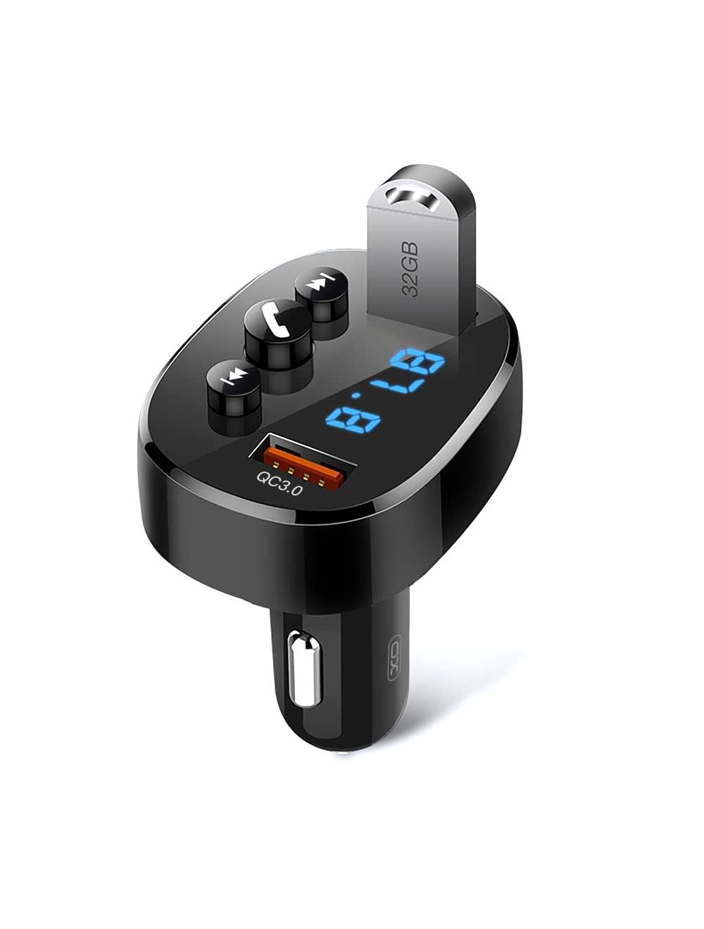 BCC03 شاحن سيارة بلوتوث - أسود