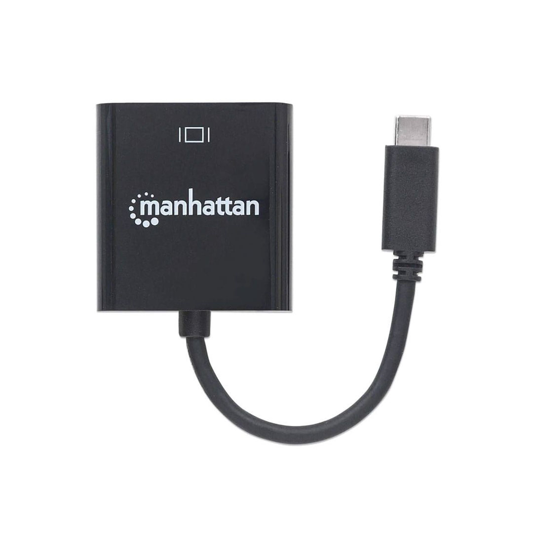 كابل محول من Type-C إلي VGA -15 سم- أسود