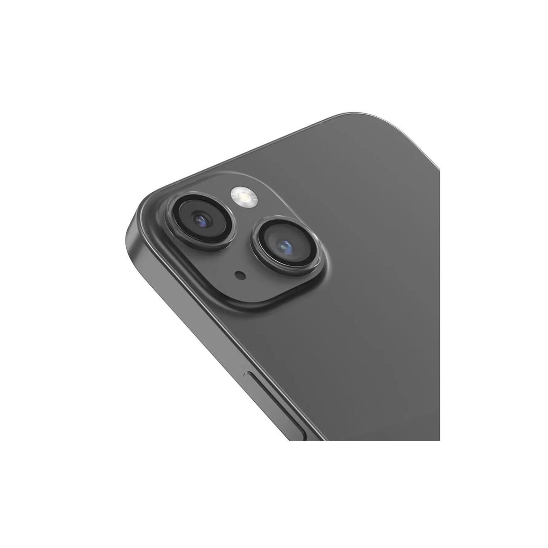 واقي عدسات كريستال - 2 قطع - لهاتف أيفون 15 و 15 بلس - شفاف