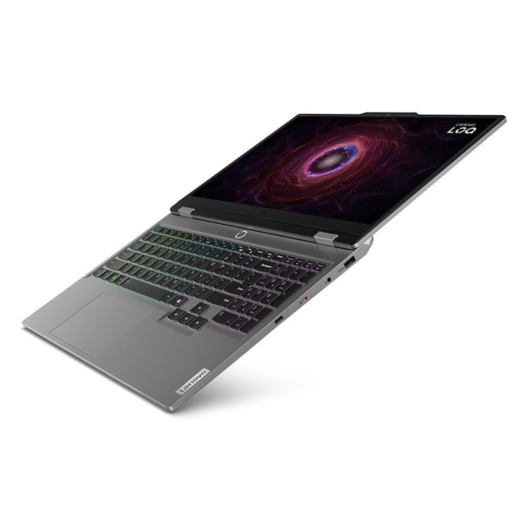 لابتوب لينوفو LOQ 15ARP9 - Ryzen 7 - 24GB - 512GB SSD - RTX 4070 - 15.6" - رمادي