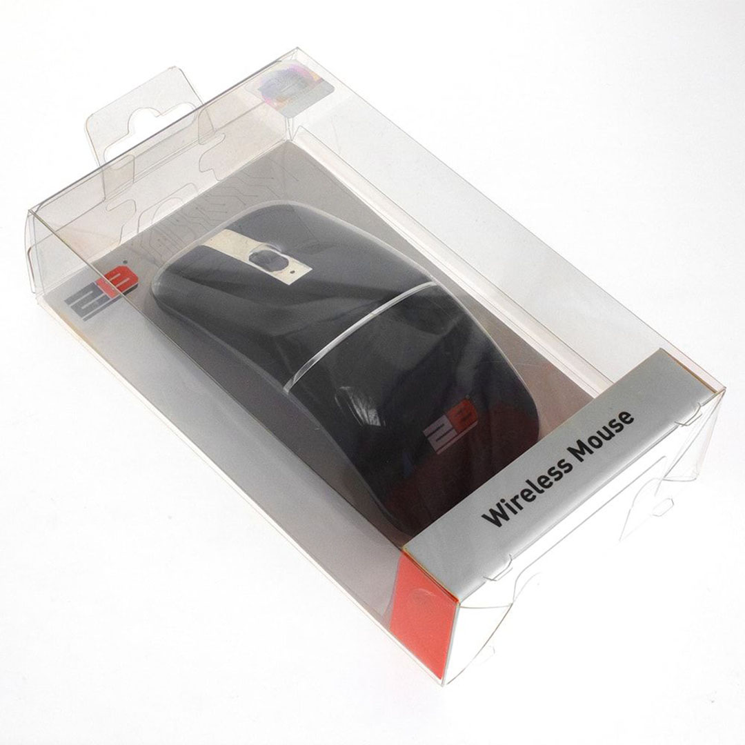 MO305 ماوس لاسلكي قابل للشحن - أسود/فضي