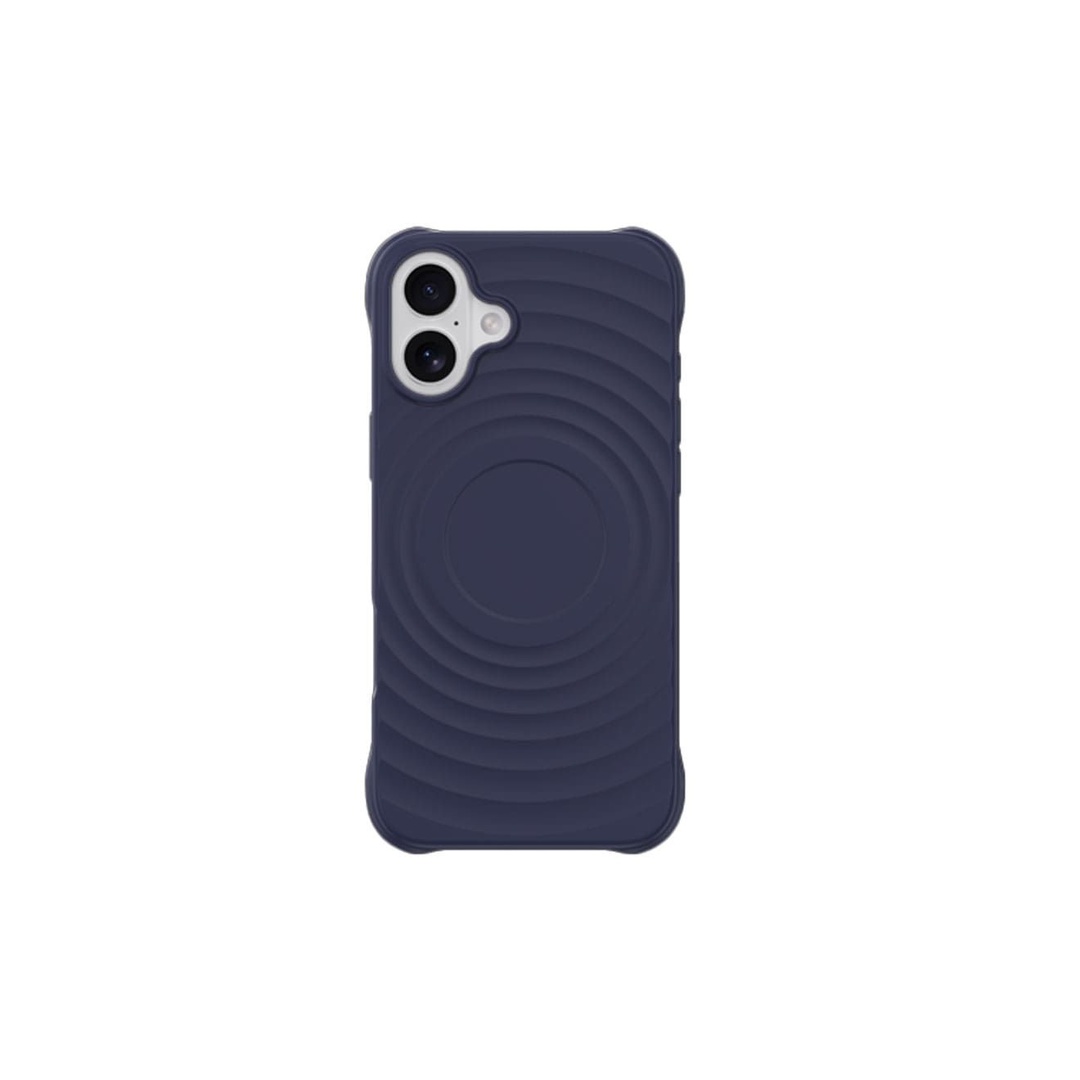 ديفيا ريبل جراب ظهر لهاتف أيفون 16 مغناطيسي Shockproof (6.1) - أزرق