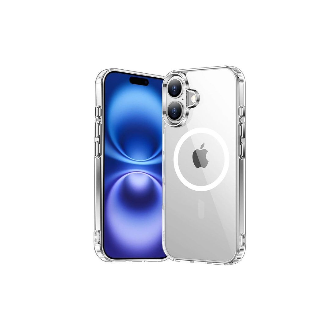 ديفيا بيور جراب مقاوم للصدمات مغناطيسي لهاتف أيفون 17 - شفاف