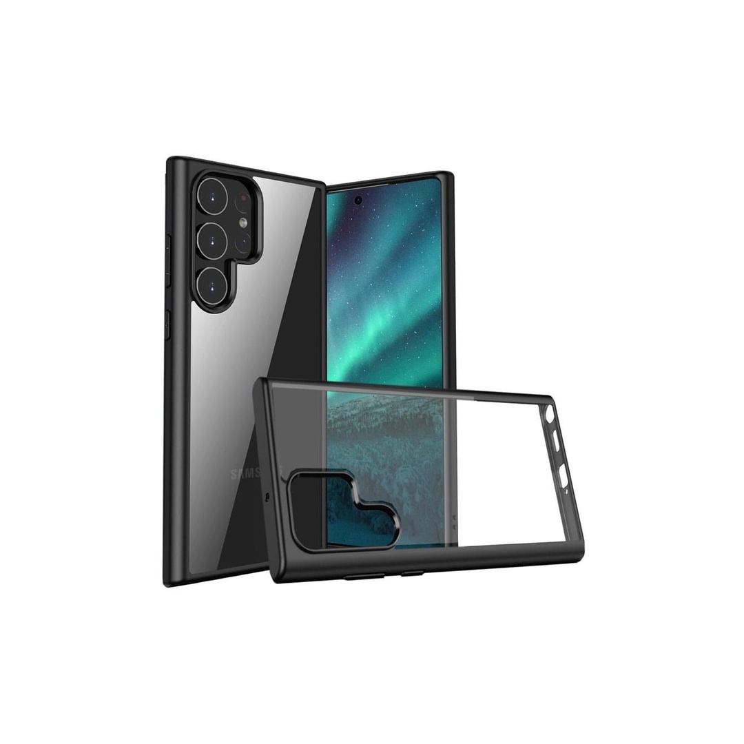 ماجيك ماسك جراب ظهر لهاتف سامسونج S24 ألترا - أطار أسود