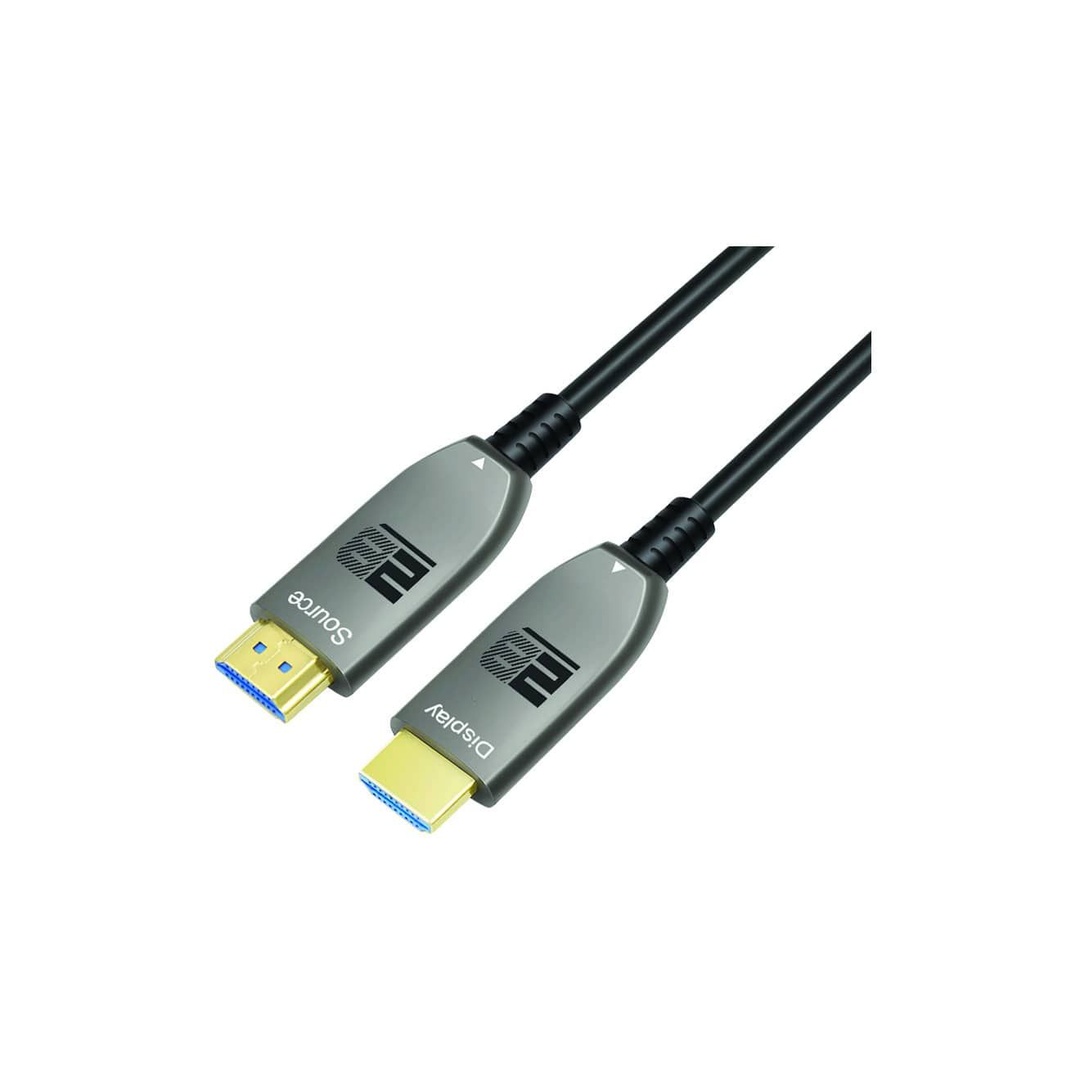 توبى (DC295) - كابل Fiber HDMI - طوله 100 متر - أسود