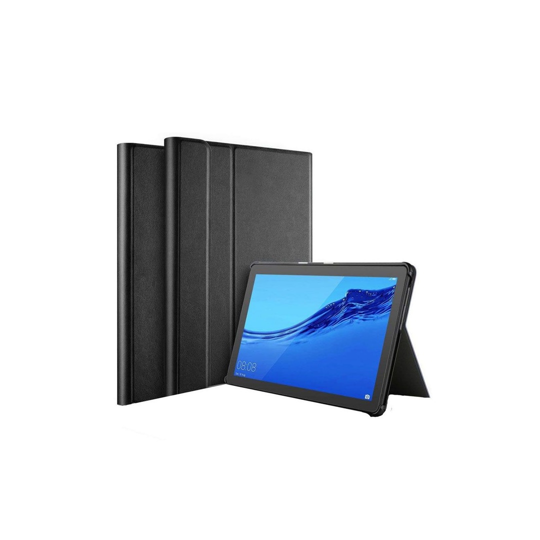 جراب جلد لتابلت - لينوفو M7 قابل للطي - أسود