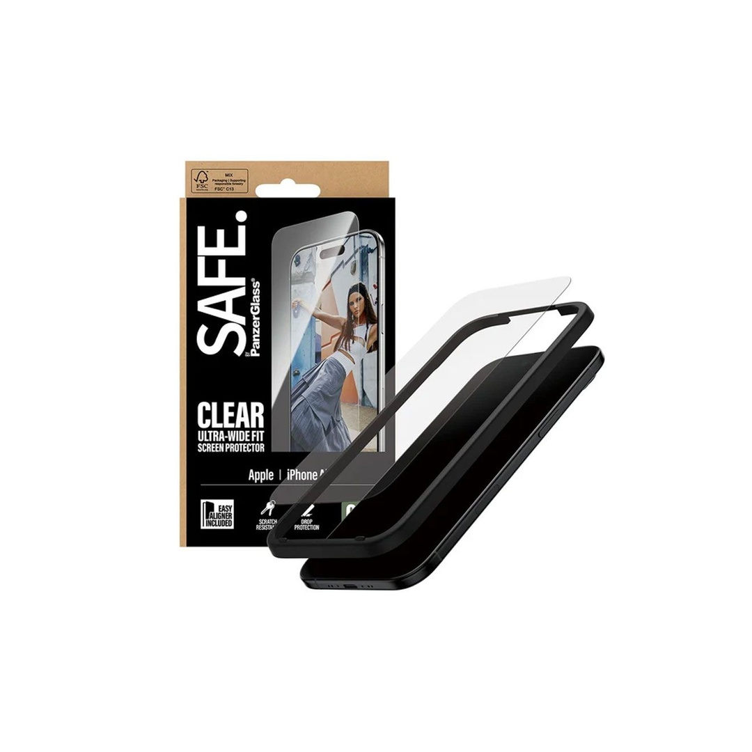 بانزر جلاس سكرين لهاتف آيفون 17 أير زاوية واسعة - شفاف