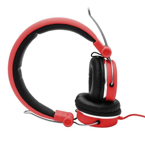 HP06R سماعة رأس 3.5مم استريو - أحمر