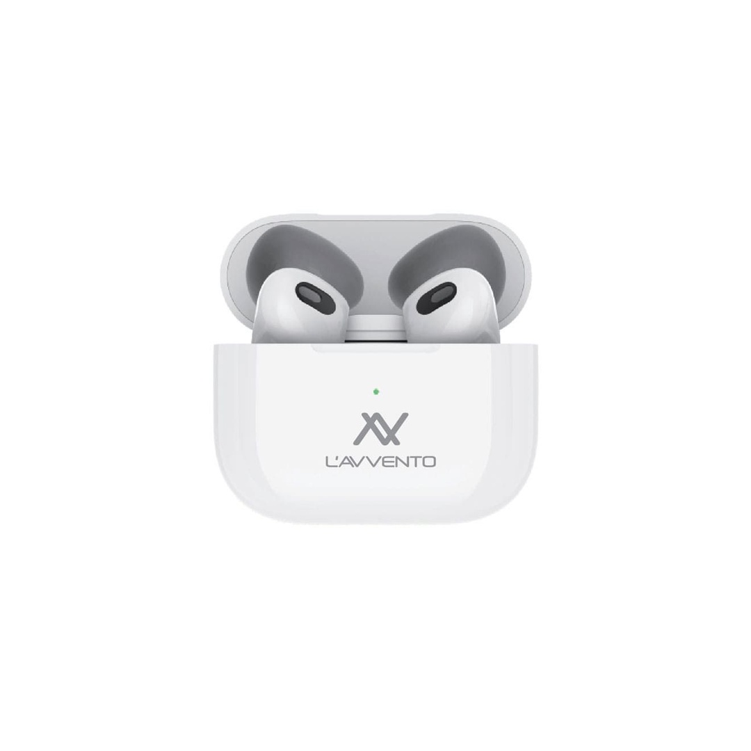 لافينتو سماعة أذن لاسلكية تحكم باللمس و شحن لاسلكي - أبيض HP365