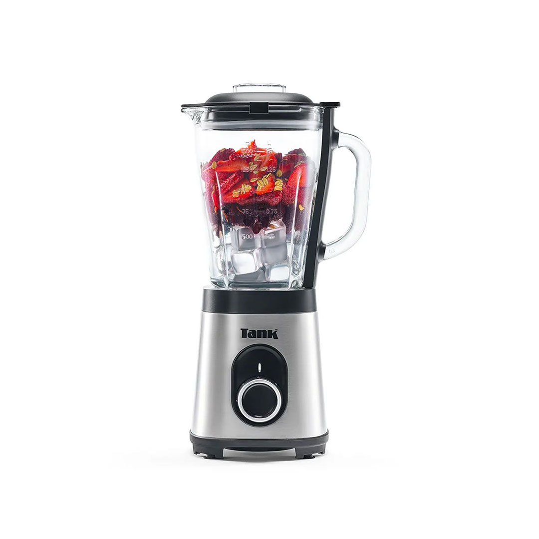 تانك خلاط زجاجي سوبر GL سعة 900 ملي مع مطحنة - 800 وات - ستانلس ستيل - YB-S62K