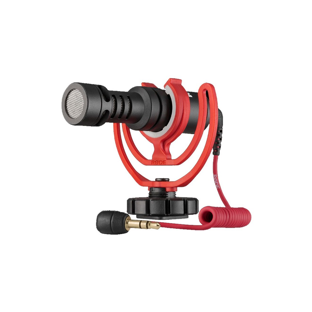 رود ميكروفون مدمج للكاميرات الرقمية ذات العدسة الأحادية العاكسة/الكاميرات بدون مرايا - أسود