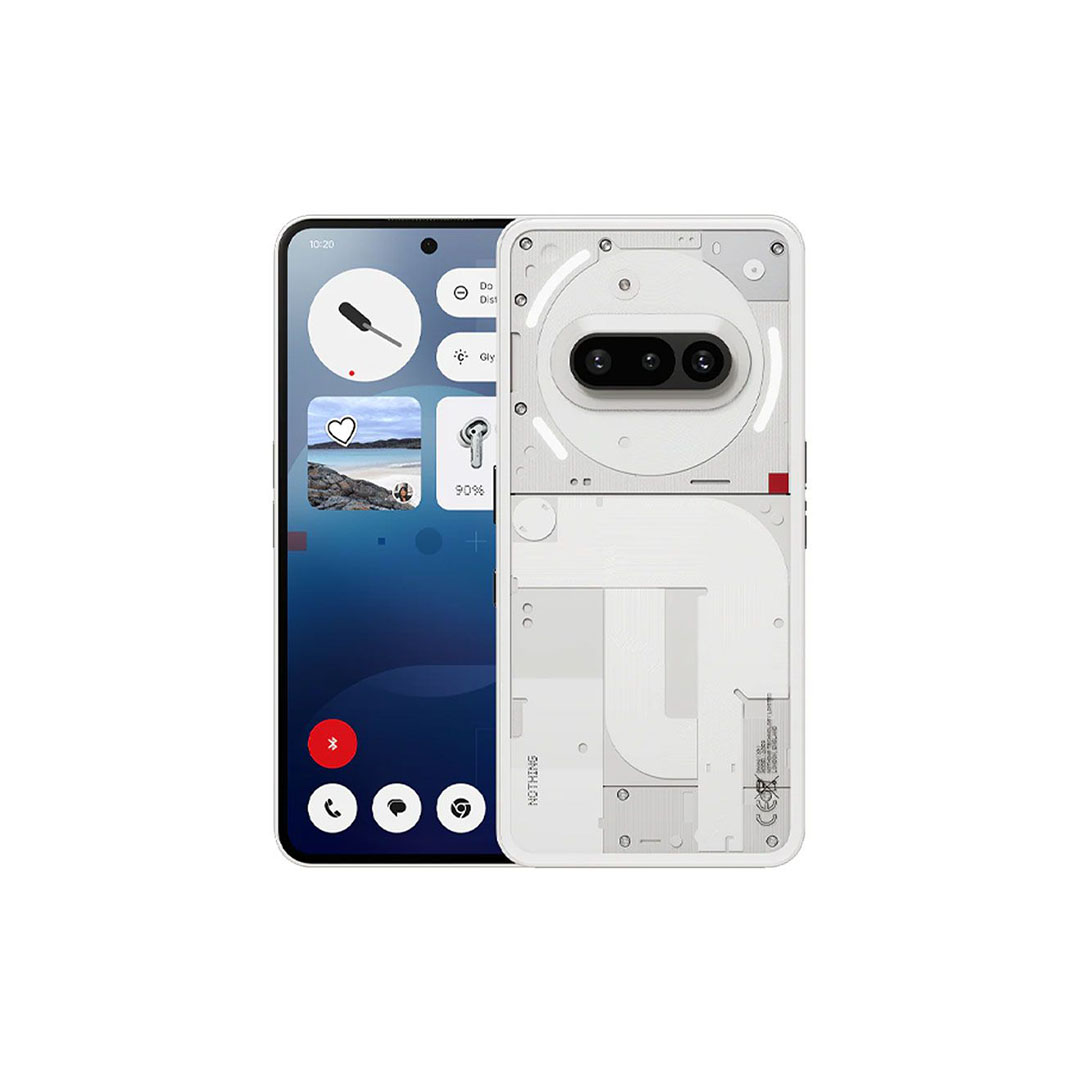 Nothing Phone 3a - رامات 12 جيجا - 256 جيجا بايت - أبيض