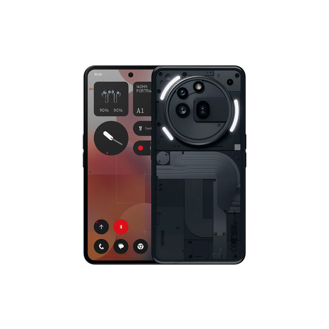 Nothing برو Phone 3a - رامات 12 جيجا - 256 جيجا بايت - أسود