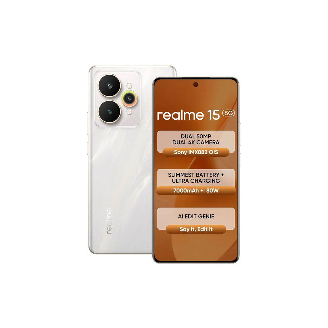 ريلمى 15 5G - رامات 12 جيجا - 256 جيجا بايت - تيتانيوم