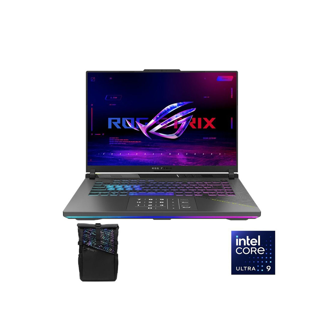 اسوس ROG Strix 16 G615LR-GR132W لاب توب - انتل كور™ الترا 9-275HX - رامات 32 جيجا بايت - هارد ديسك 1 تيرا بايت SSD - جرافيك NVIDIA® GeForce RTX 5070 Ti 12GB - شاشة 16" بوصه 165 هرتز - ويندوز11 - رمادي
