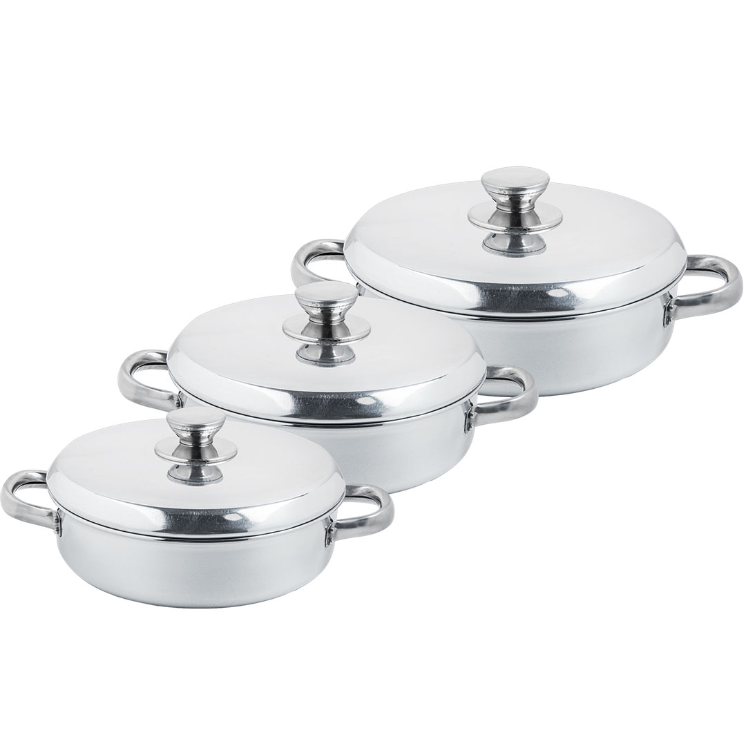 طقم حلل الومنيوم - 22 قطعة