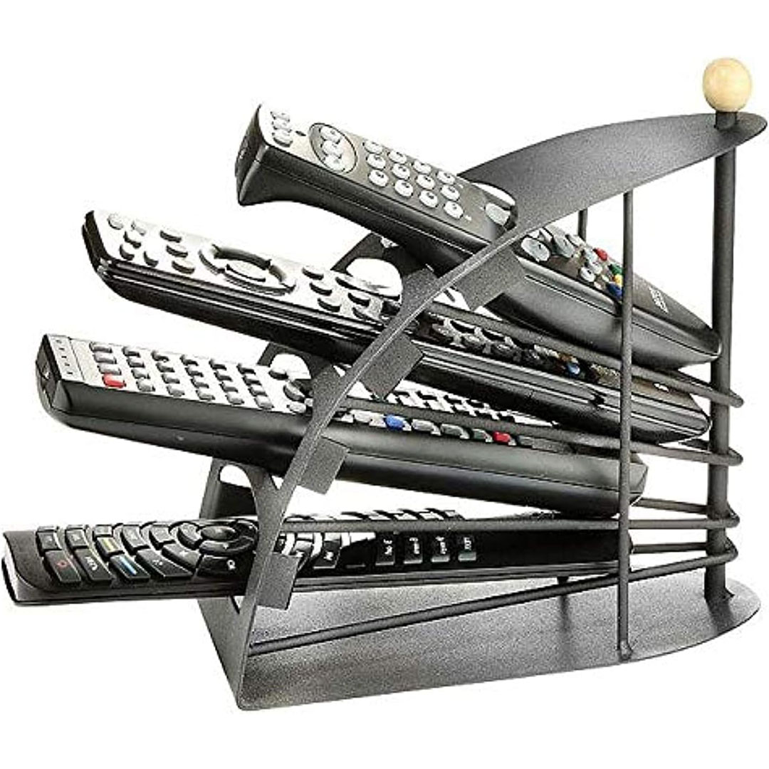 حامل ومنظم للريموت - أسود