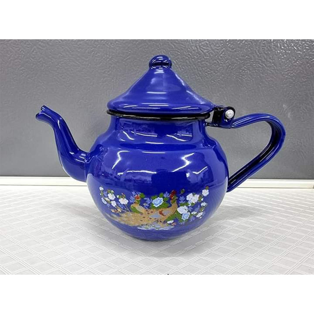 براد شاي صاج طاووس - 4 كوب - أزرق