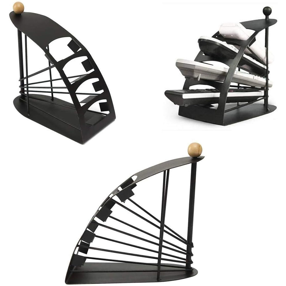 حامل ومنظم للريموت - أسود