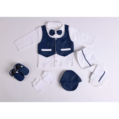 113 طقم بدلة سبوع للأولاد - حديث الولادة