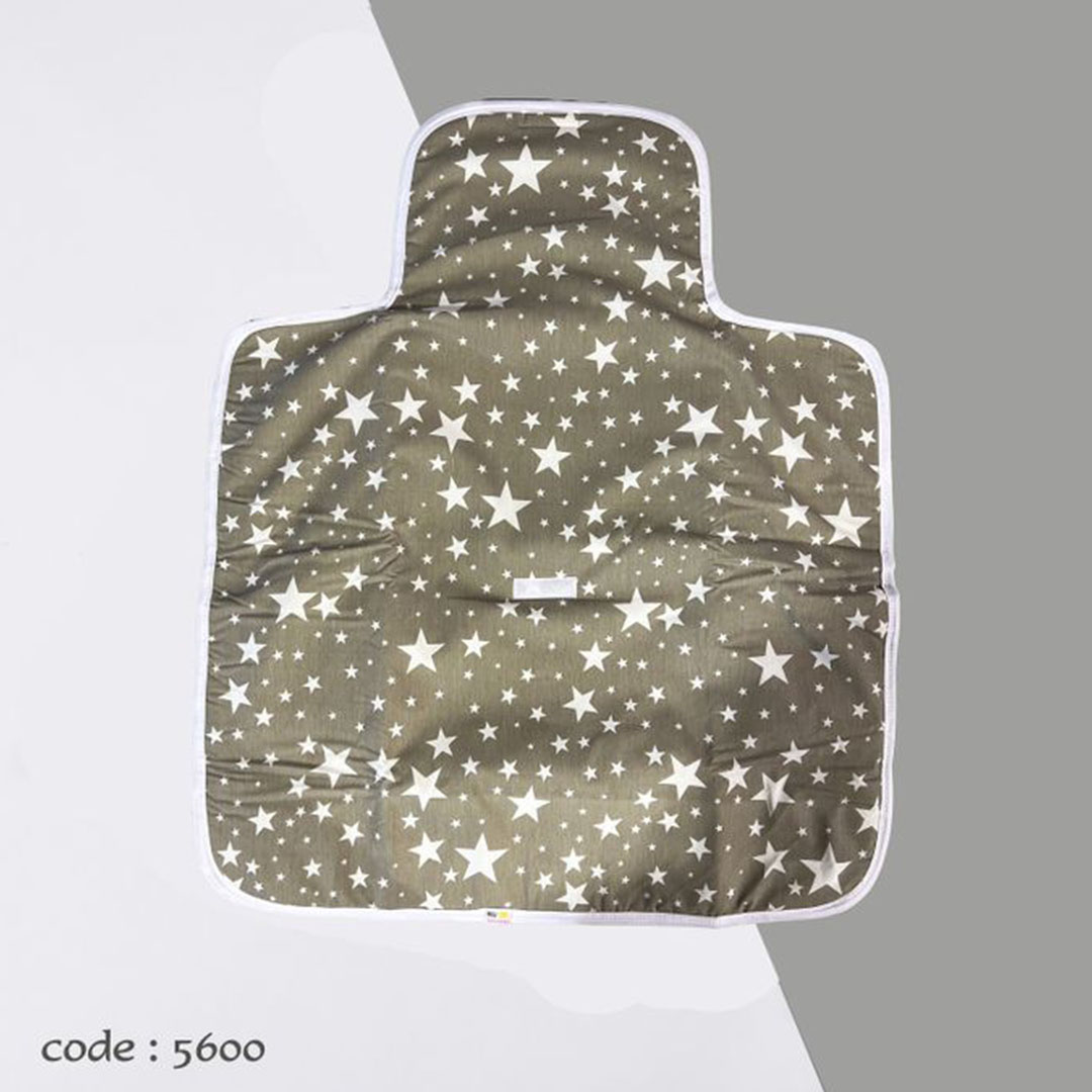 5600 مفرش مشمع مطبوع لحديث الولادة - شكل نجوم