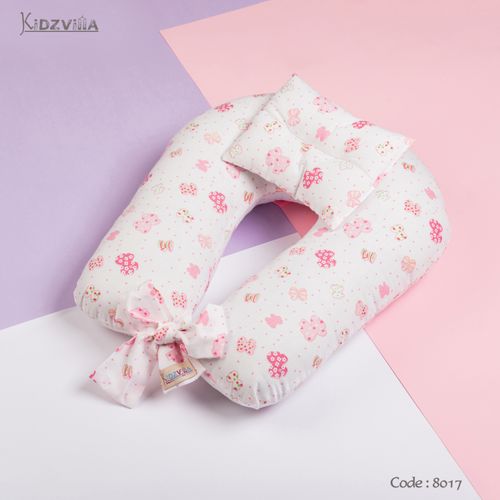 8017 مخدة رضاعة فايبر مع مخدة اضافية