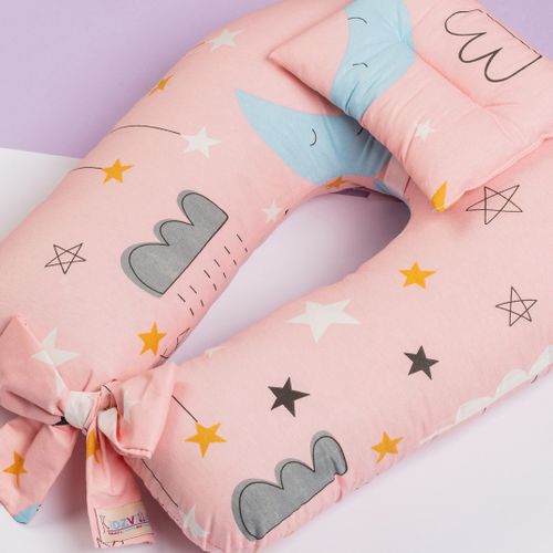 8023 مخدة رضاعة فايبر مع مخدة اضافية