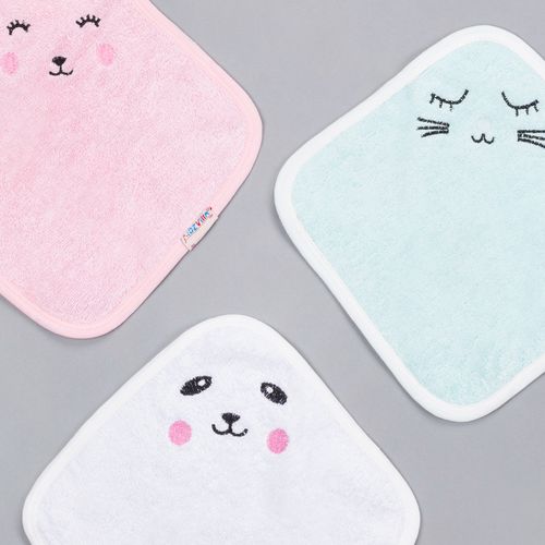 9602 فوط قشط قطن للكتف بناتي - 3 قطع