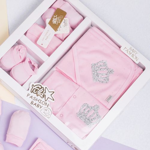 5416 طقم ولادة مستشفي قطن لحديثي الولادة - 5 قطع