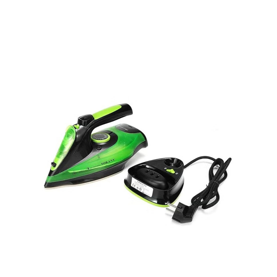 AJ2085 مكواة بخار لاسلكية - 2400 واط - أخضر