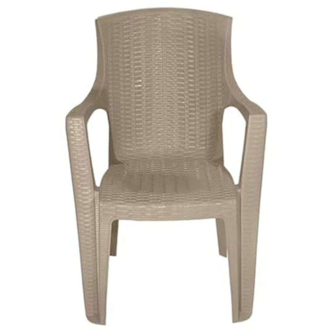 كرسي بلاستيك الكرنك - بيج