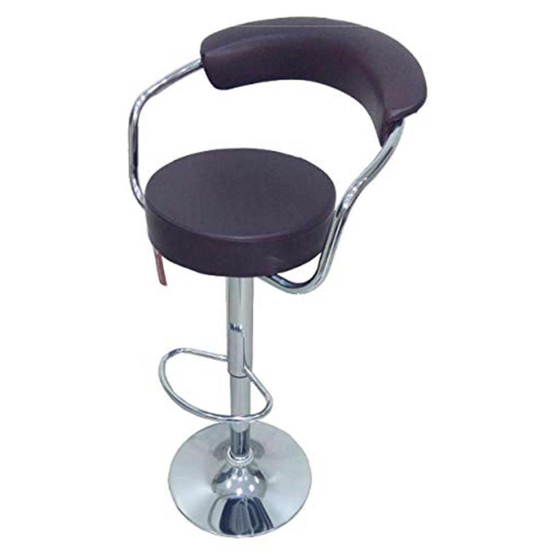 كرسي بار مريح - أسود - قابل للتعديل