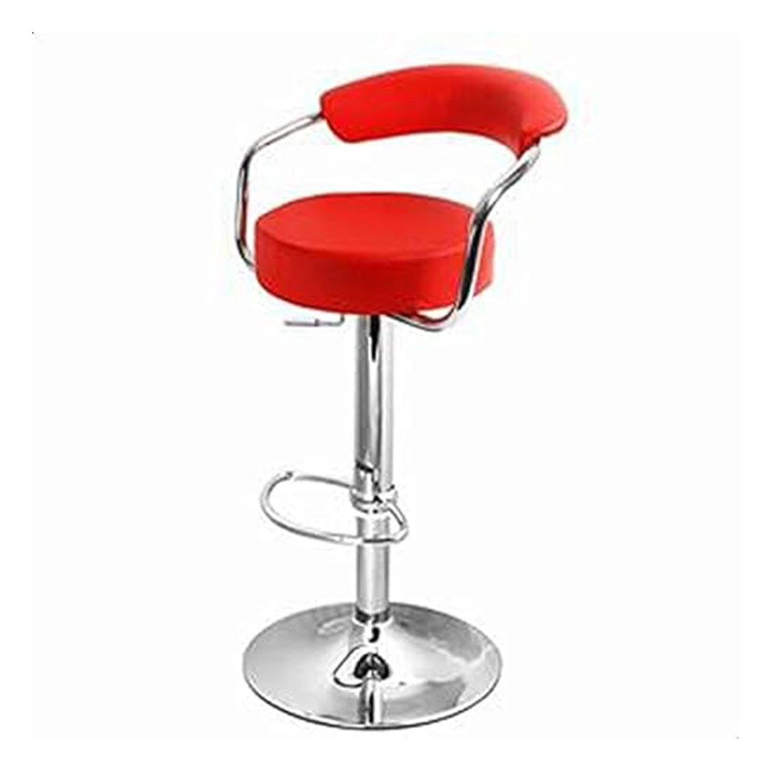 كرسي بار هيدروليكي - أحمر