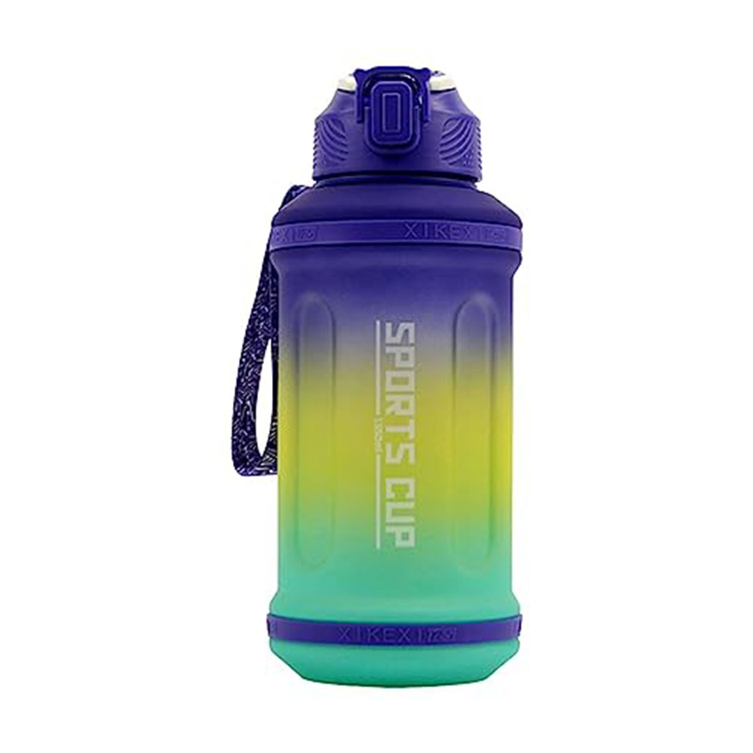 زجاجة مياه رياضية بلاستيك متدرجة اللون – 1350 مل