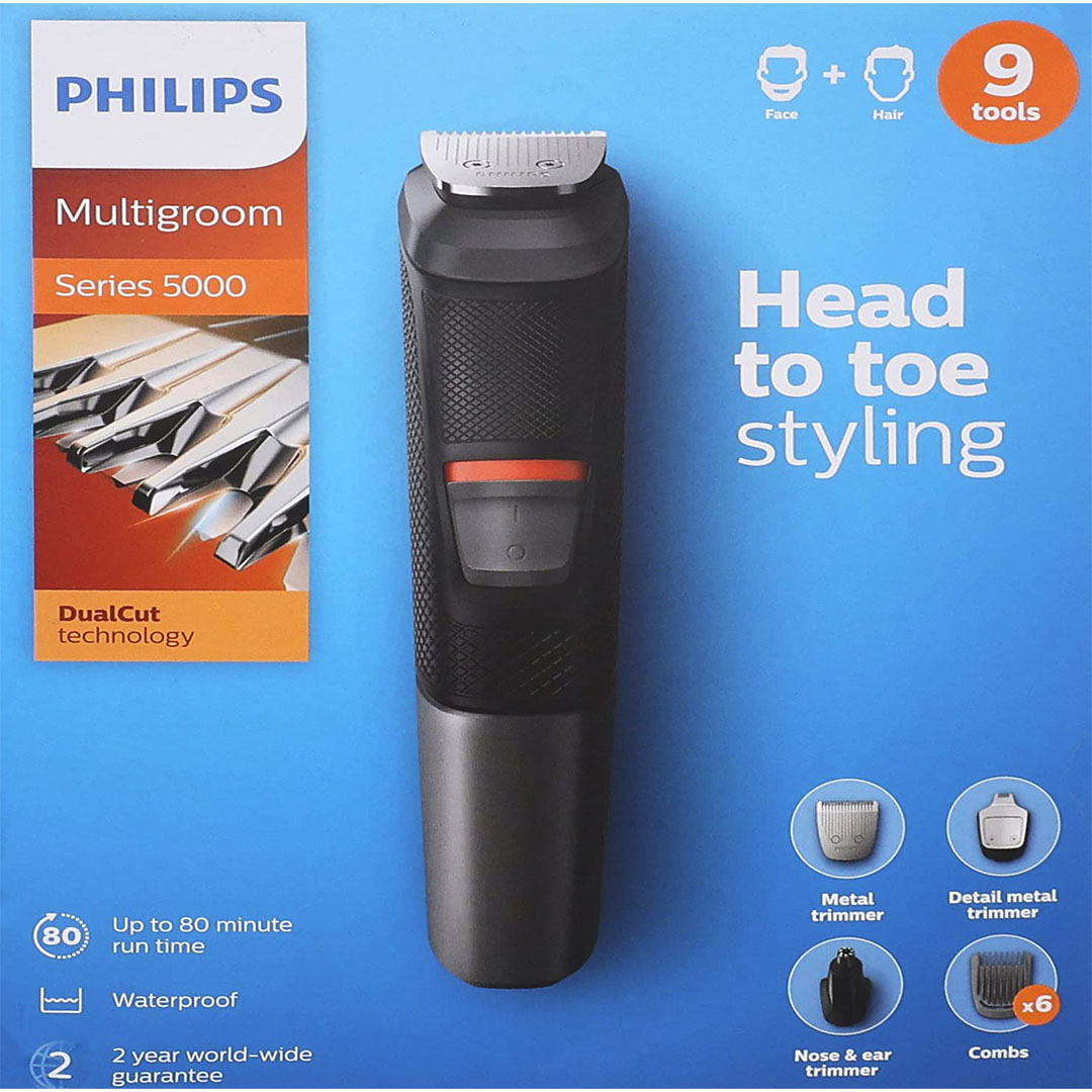 ماكينة حلاقة فيليبس لاسلكية 9 في 1 للوجه والشعر والجسم - MG5720