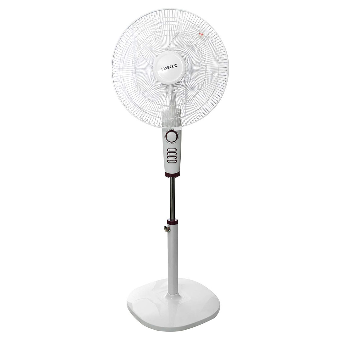 كاستل كاسل مروحة ستاند - 18 انش - بيضاء - FAS2218