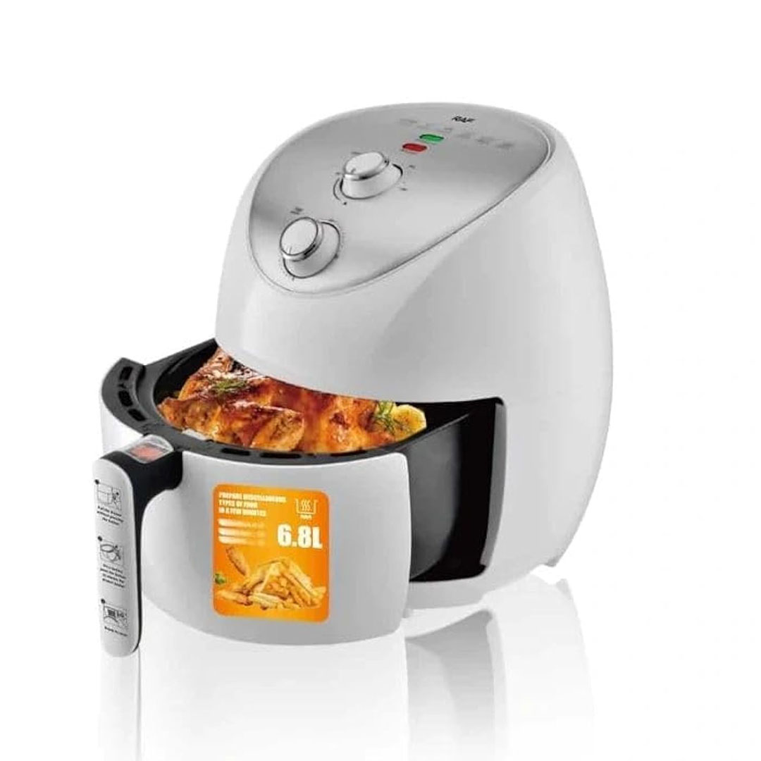 راف قلاية هوائية - 6.8 لتر- 1500 وات، أبيض R.5285