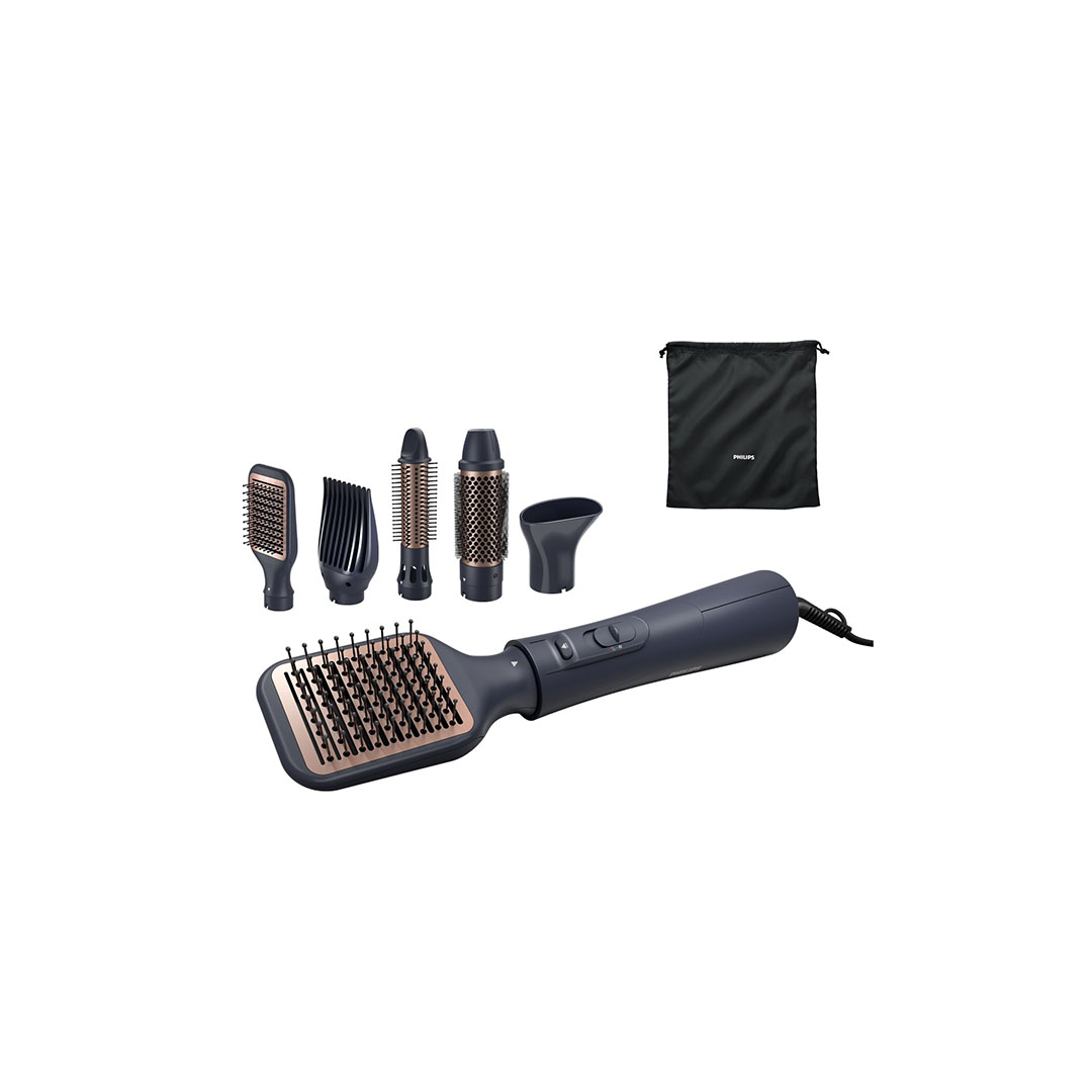 فرشاة إستشوار من فيليبس - أسود - BHA530