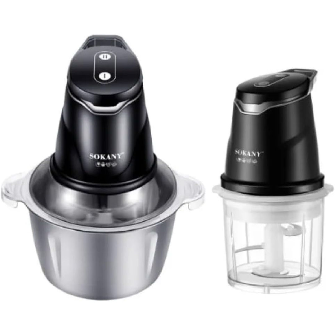 سوكاني كبة و مفرمة 2*1 - 400 وات - أسود - sk-06028