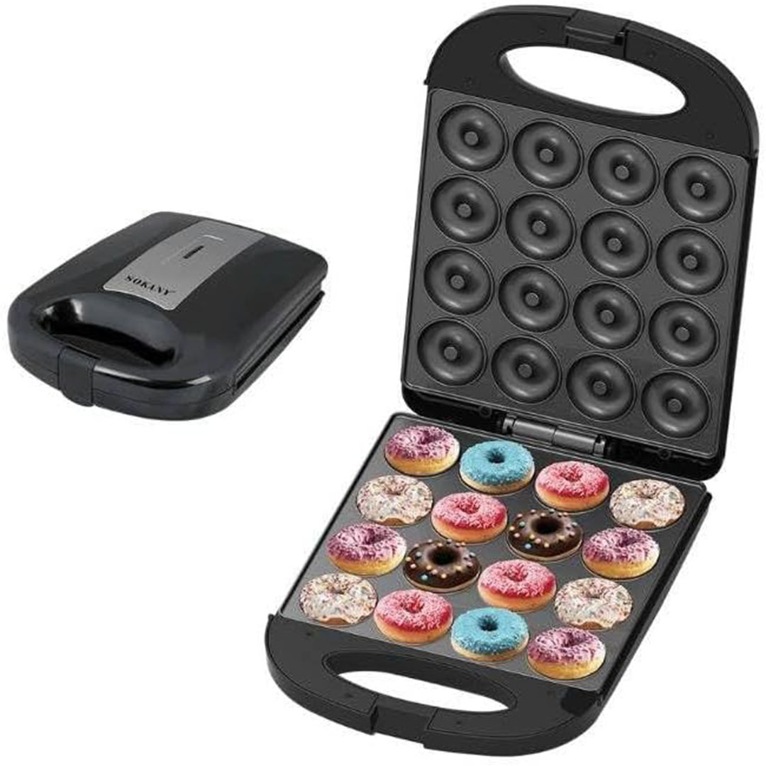 ماكينة صنع الدوناتس سوكاني - 1200 وات - أسود - sk-08023