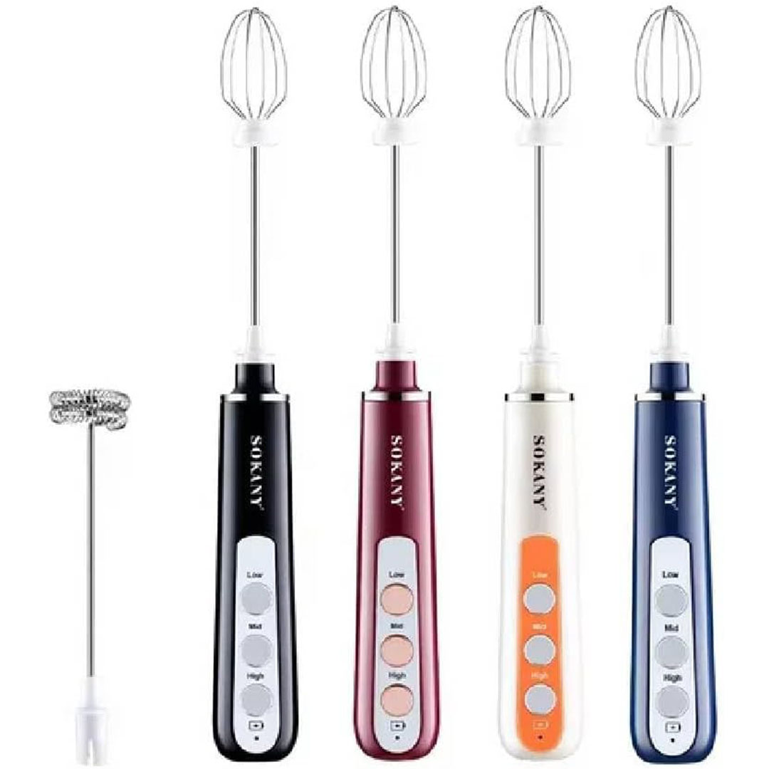 مضرب يدوي قابل لاعادة الشحن - 1200 مللي امبير - متعدد الألوان - SK-02014