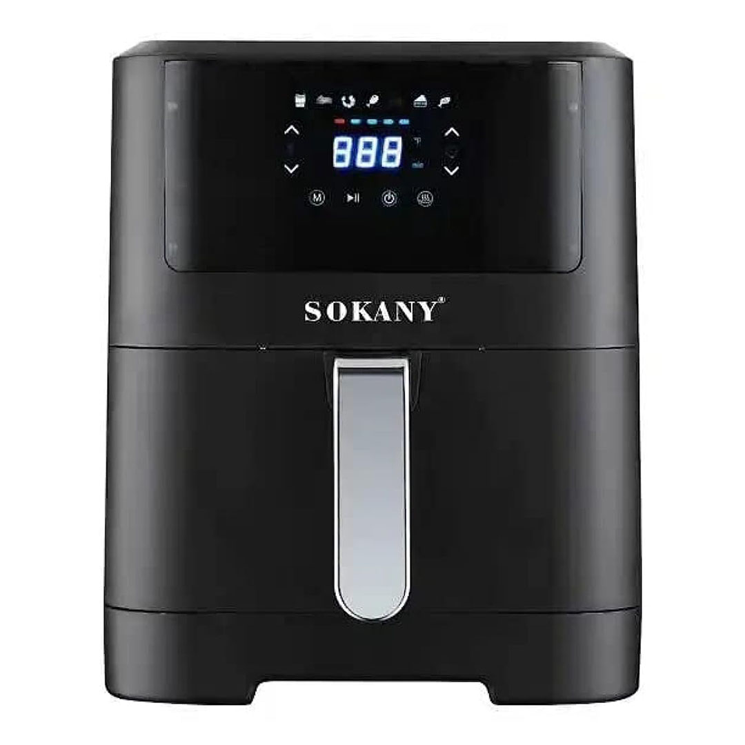 SK-8043 قلاية هوائية - 8 لتر - 2000 وات - أسود