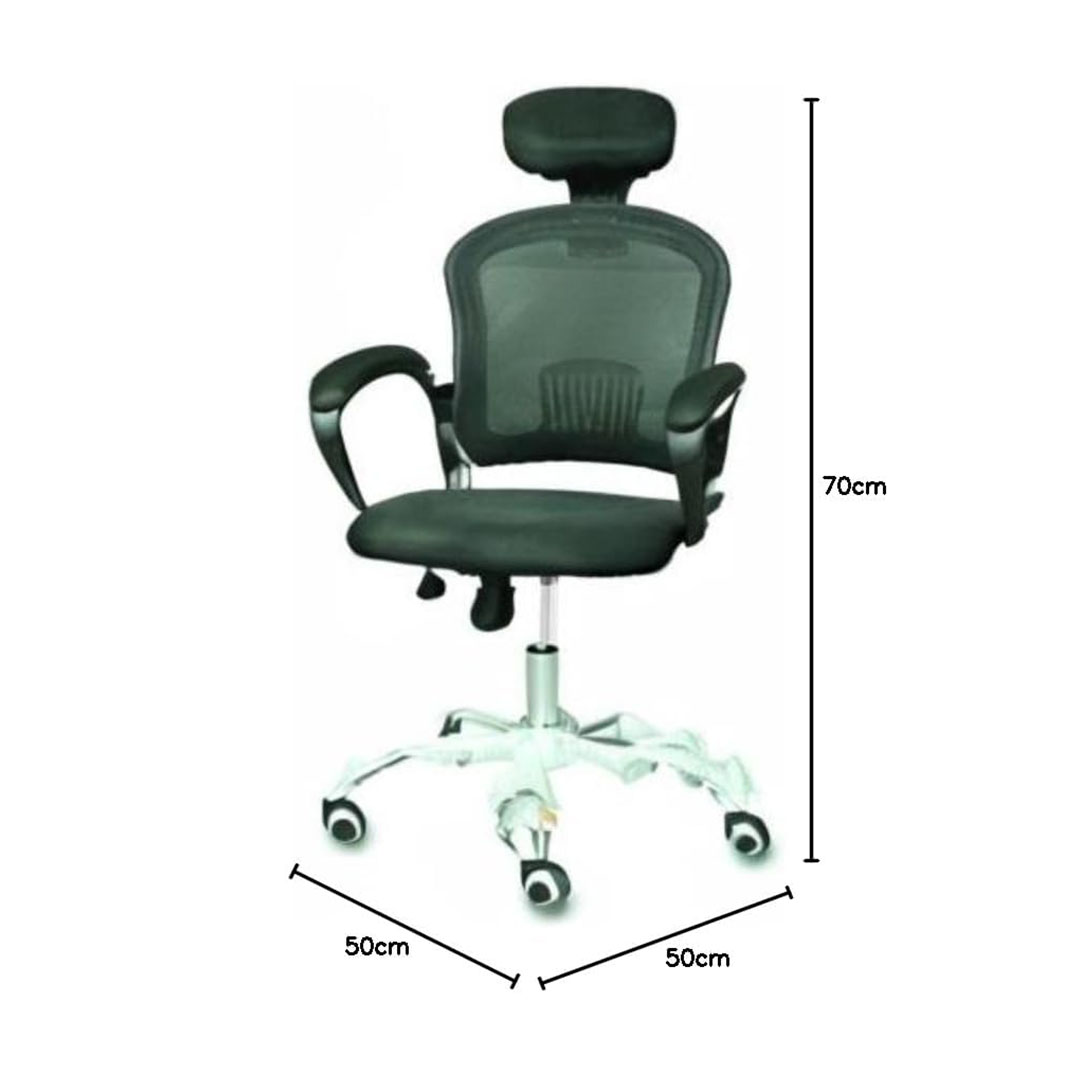 كرسي مكتب مريح - أسود - قابل للتعديل