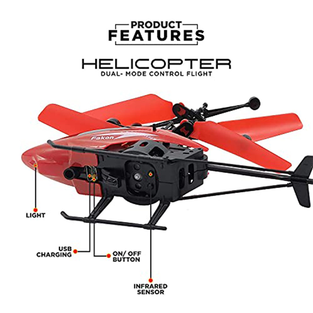 لعبة هليكوبتر طائرة بالاستشعار والضوء