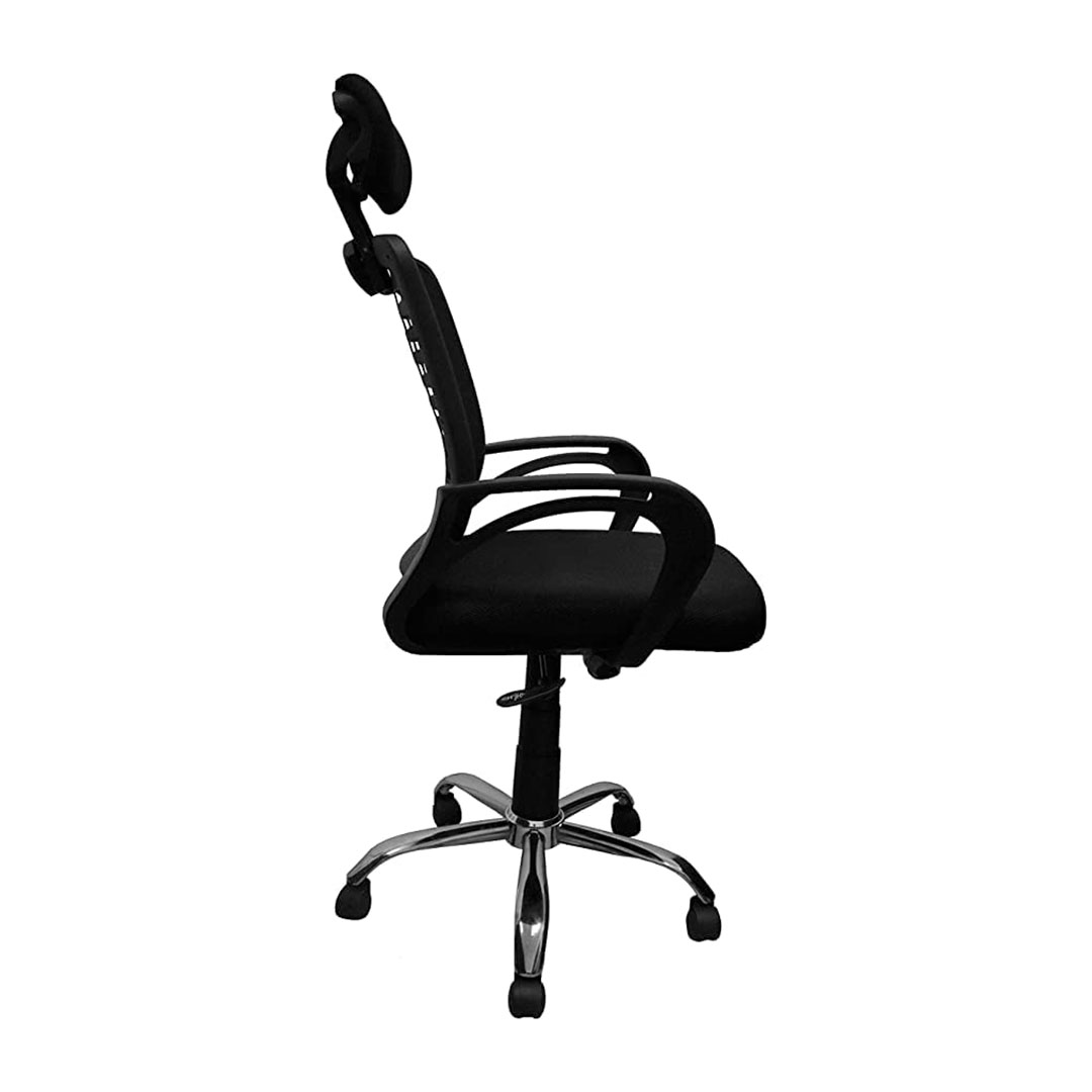 كرسي شبكي للمكتب الطبي للمدير - أسود