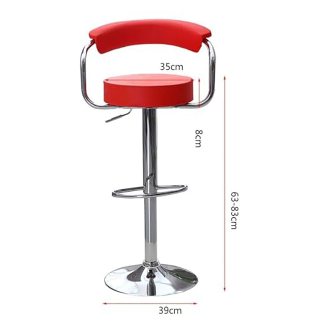 كرسي بار هيدروليكي - كرسي مرتفع من الجلد