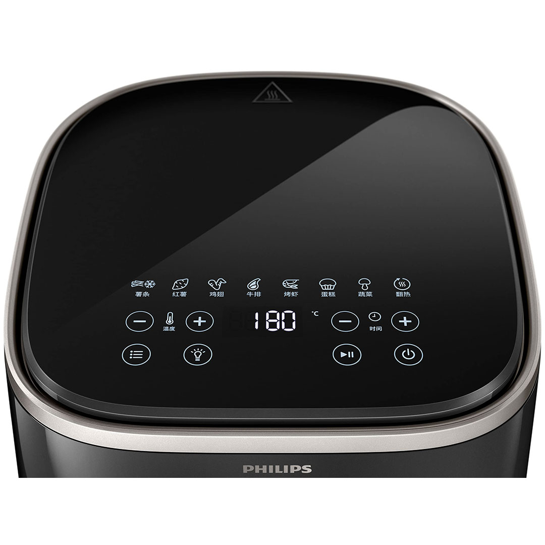 قلاية هوائية من فيليبس - 6.1 لتر - أسود ‎HD9257/80