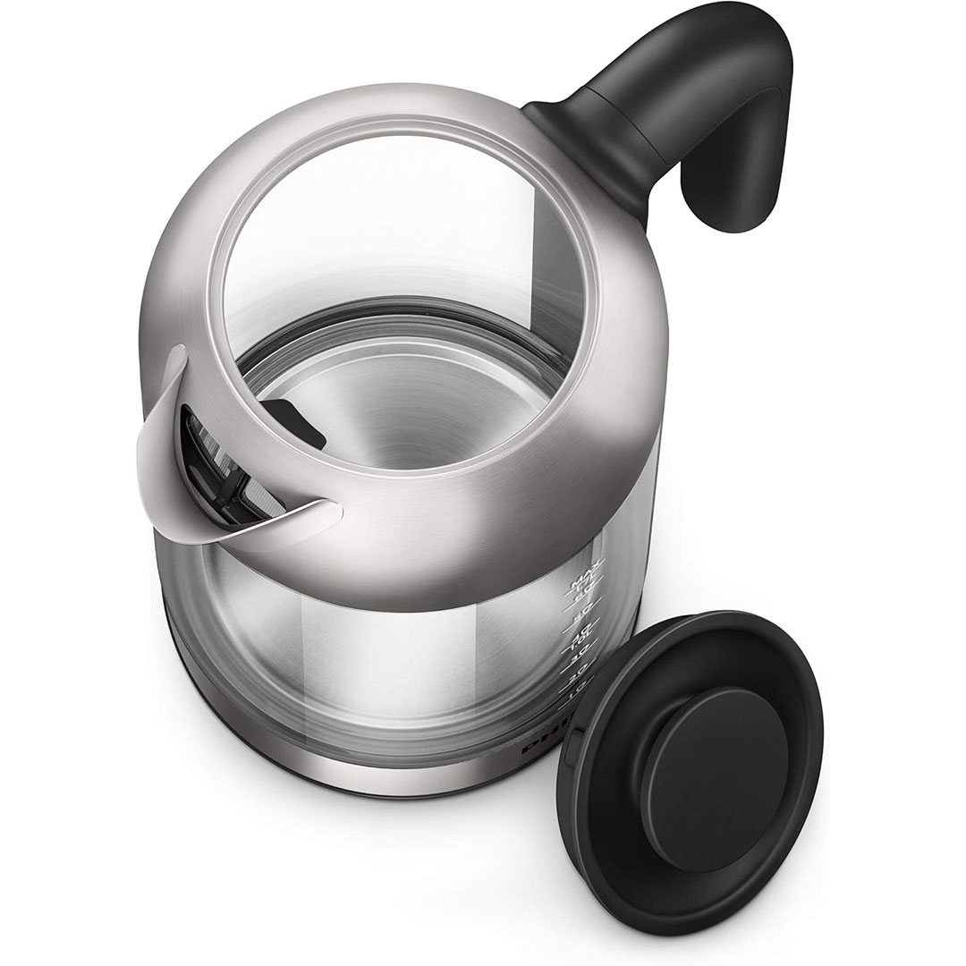 غلاية مياه كهربائية من الزجاج فيليبس - 2200 وات - 1.7 لتر - Hd9339/81