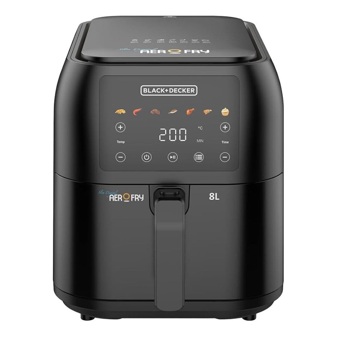 قلاية هوائية - 8 لتر - أسود - SAF80-B5